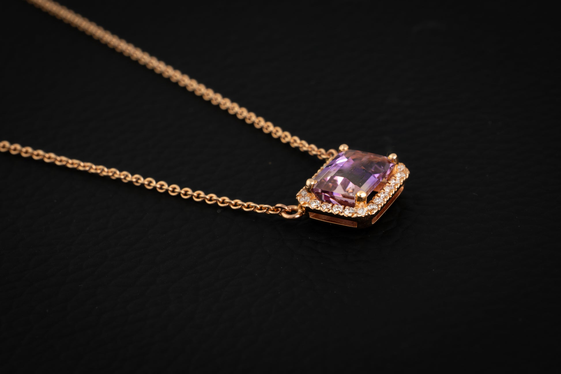 Collier Pyrèthre rose