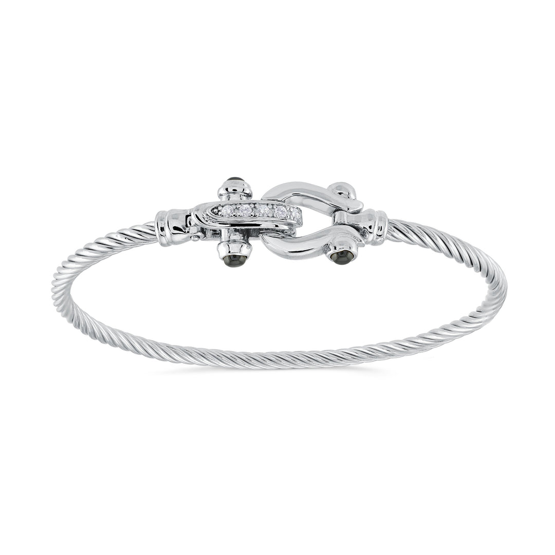 Equestrian Twisted Bangle
