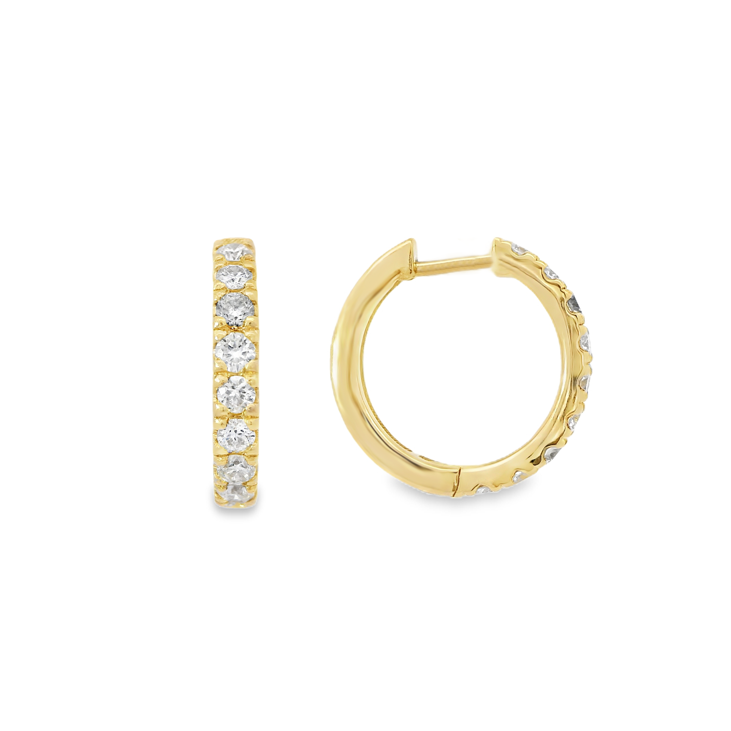 Huggies à Diamants 11mm