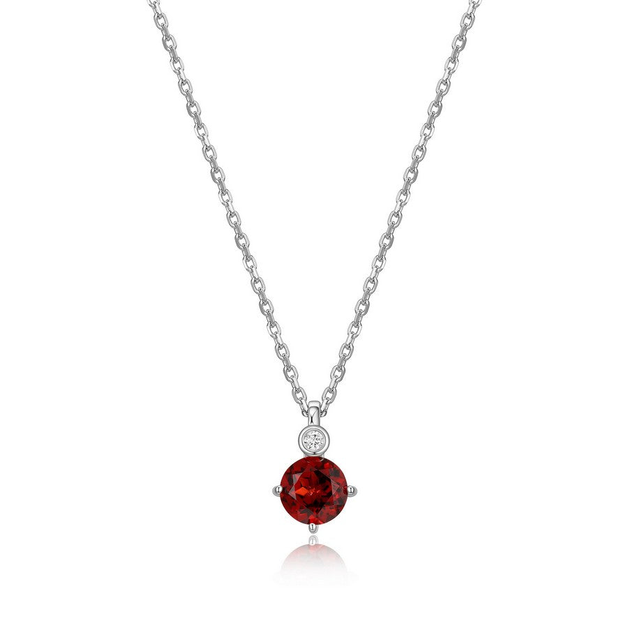 Collier Pierre de Naissance en argent