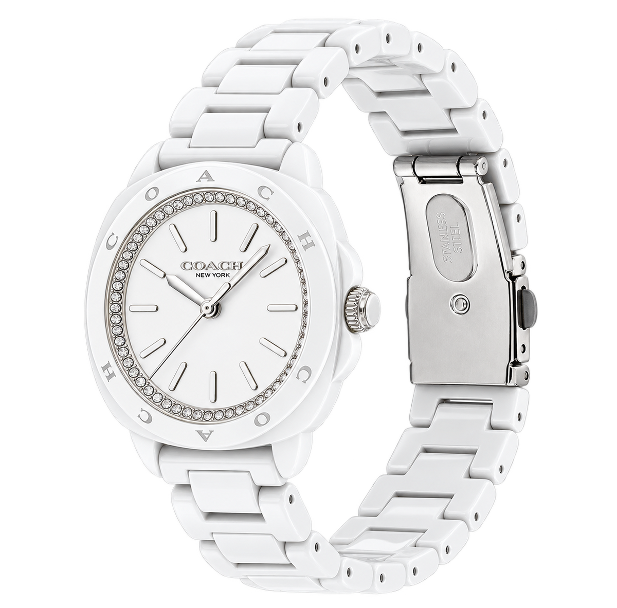 Montre Coach Kitt Blanche