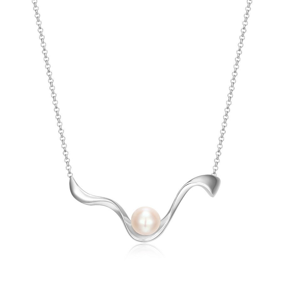 Collier Luna vagué avec Perle