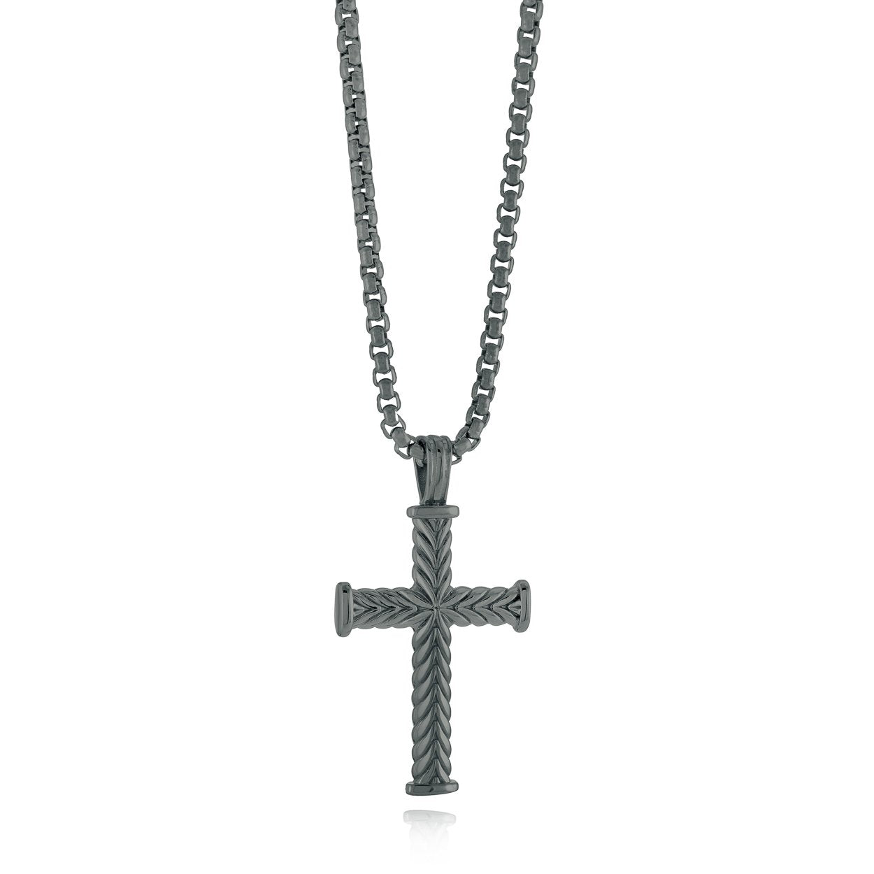 Chaîne en Acier avec Croix Chevron