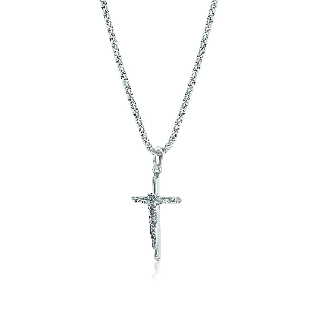 Chaîne en Acier avec Croix Zev