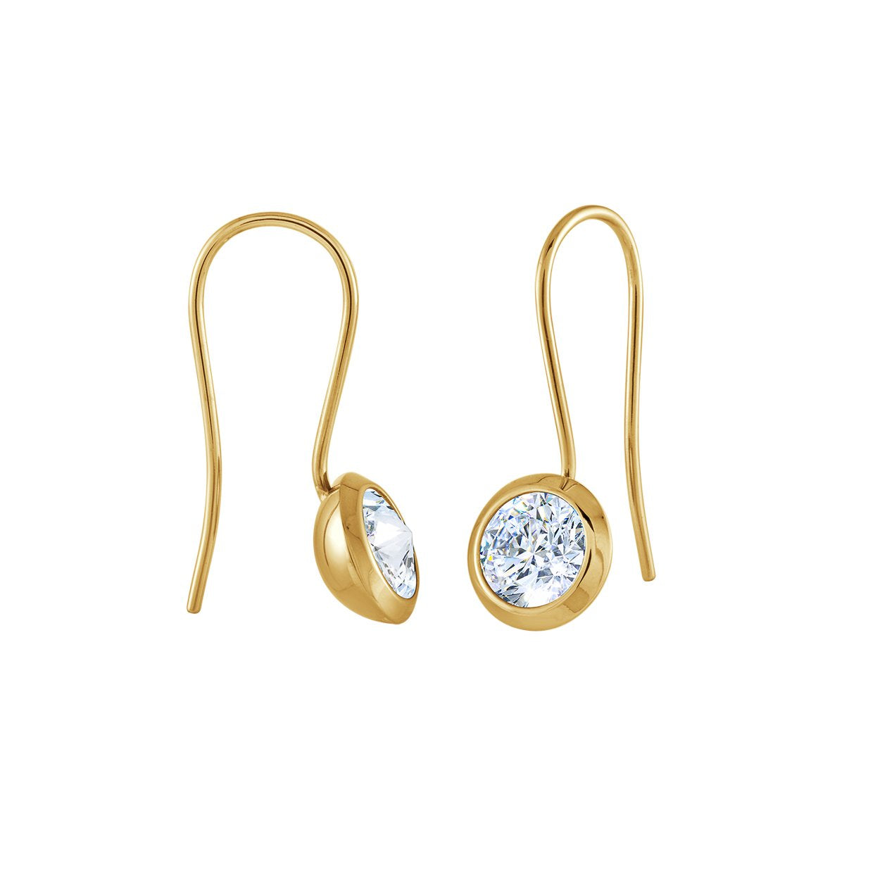Boucle d'oreille à Levier en Acier