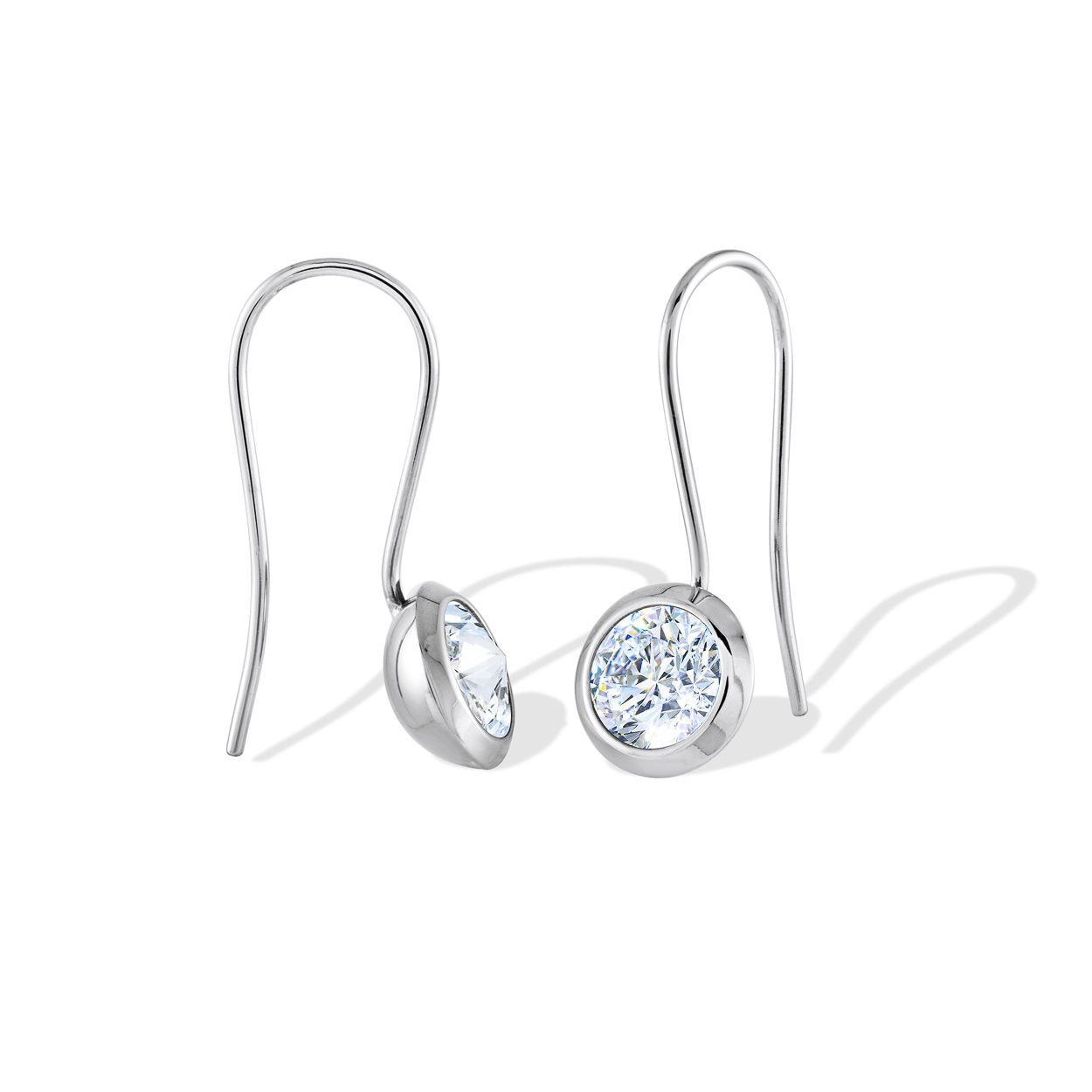 Boucle d'oreille à Levier en Acier