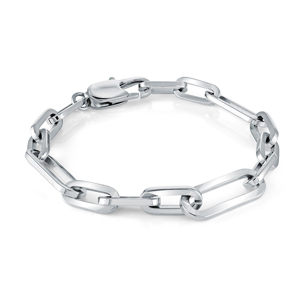 Bracelet en Acier Figaro Poli