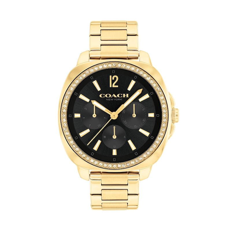 Montre Coach Kitt Doré et Noir