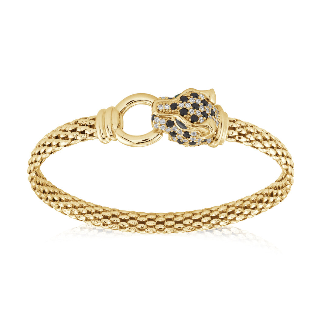 Green Eyes Panther Bracelet