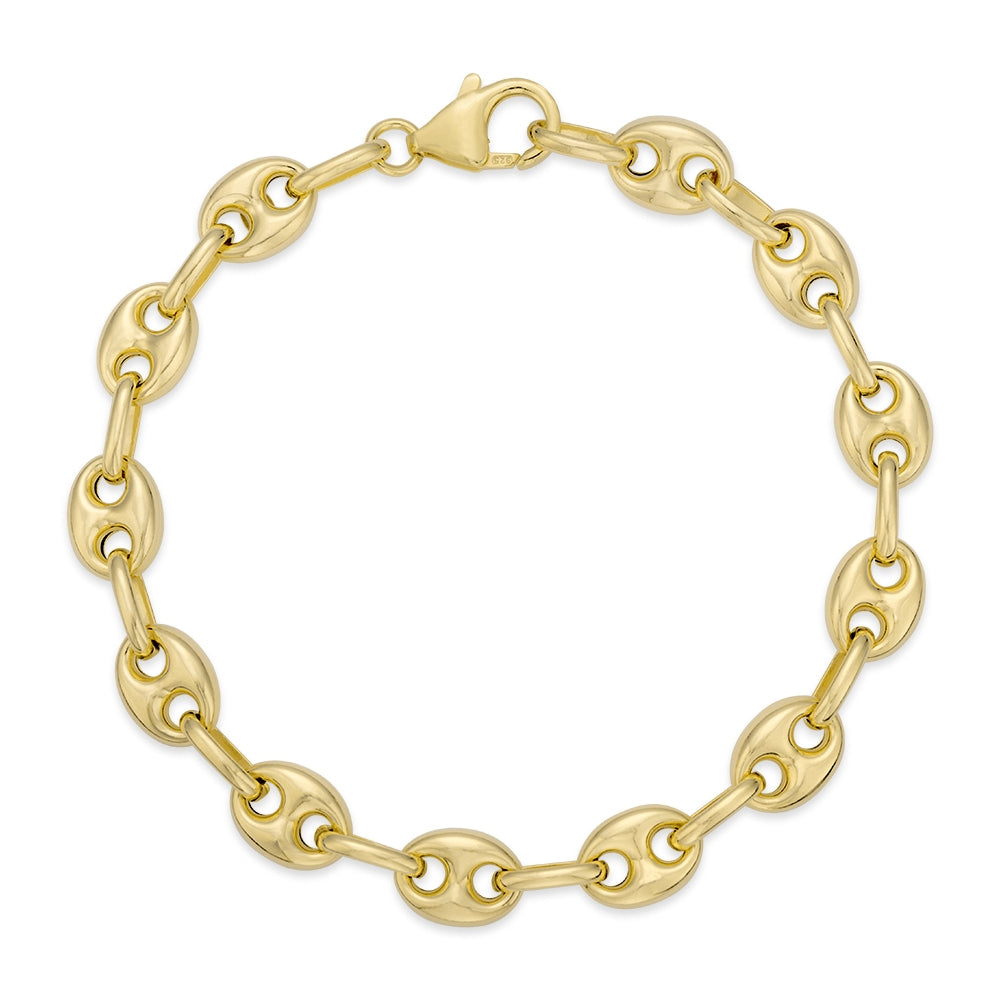 Flat Coffee Bean Bracelet
