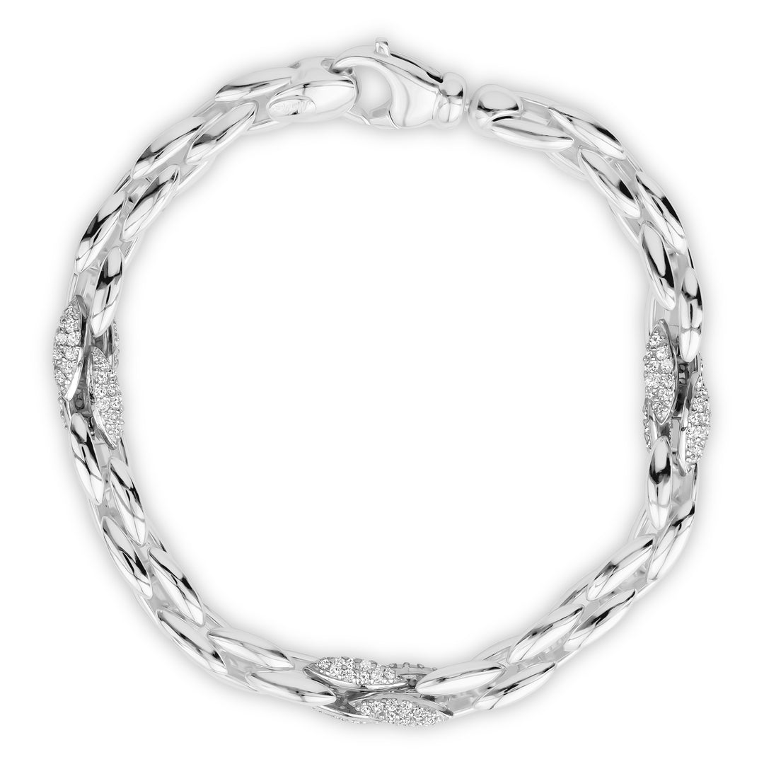 Bracelet Fancy Oval Link