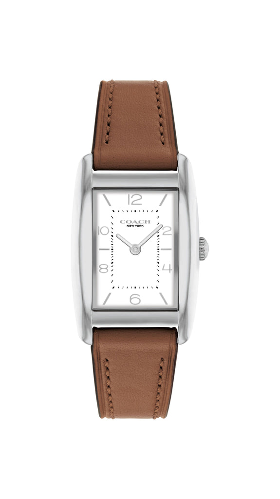 Montre Coach Reese Doré et Cuir Brun