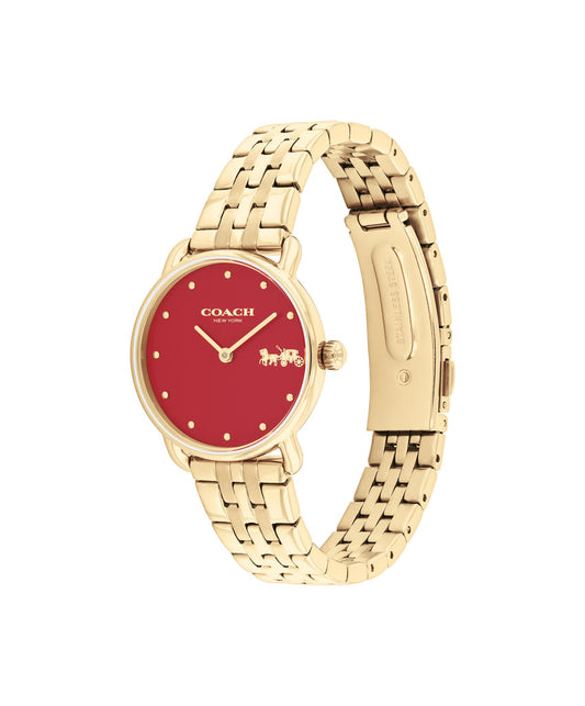 Elliot Watch - Gold and Red