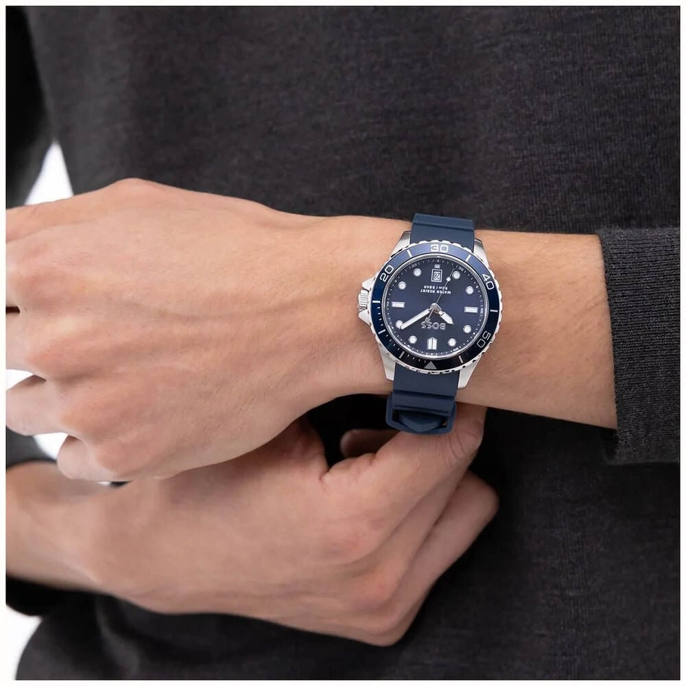 Chronograph Watch - Brown Leather