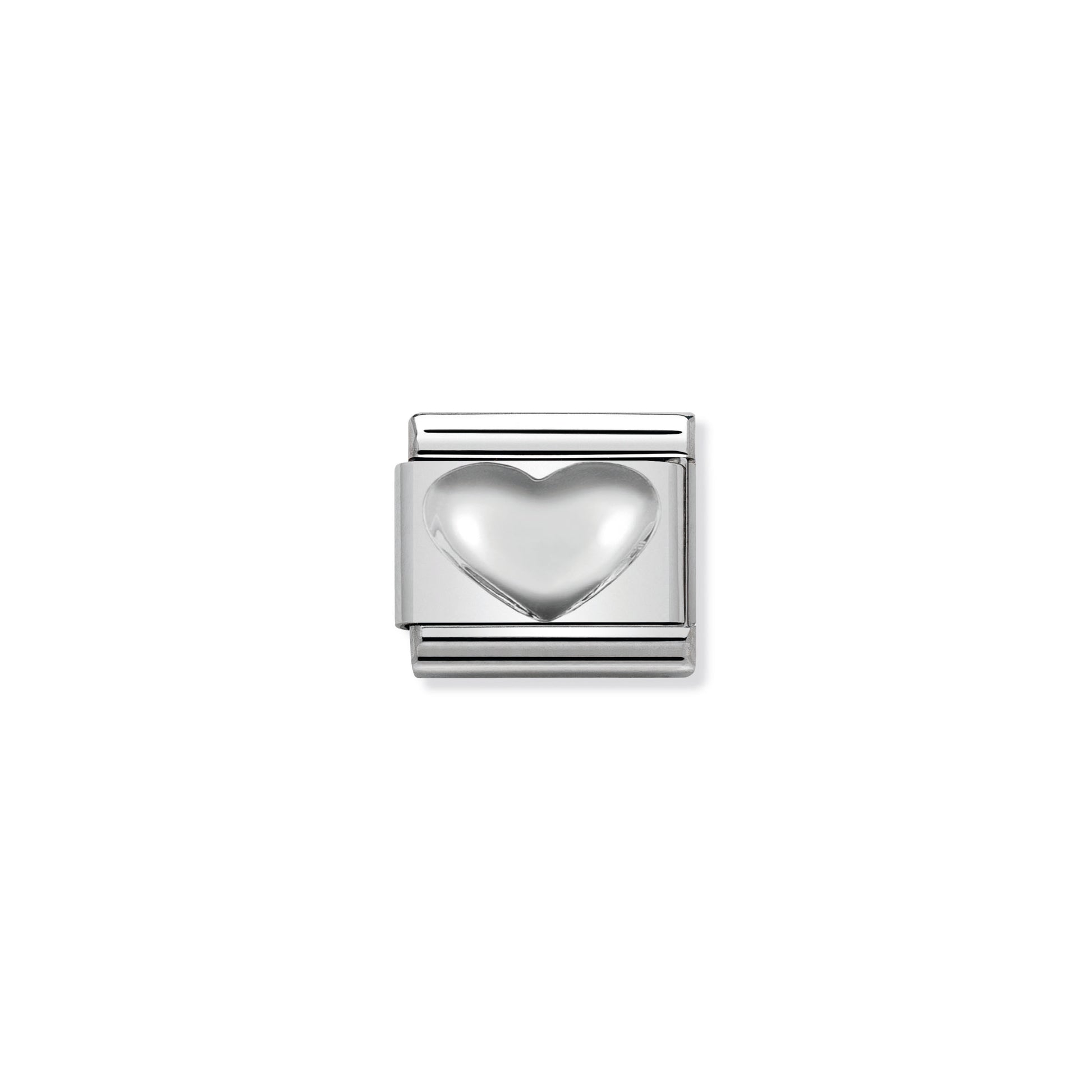 MAILLON COMPOSABLE COEUR ARGENT
