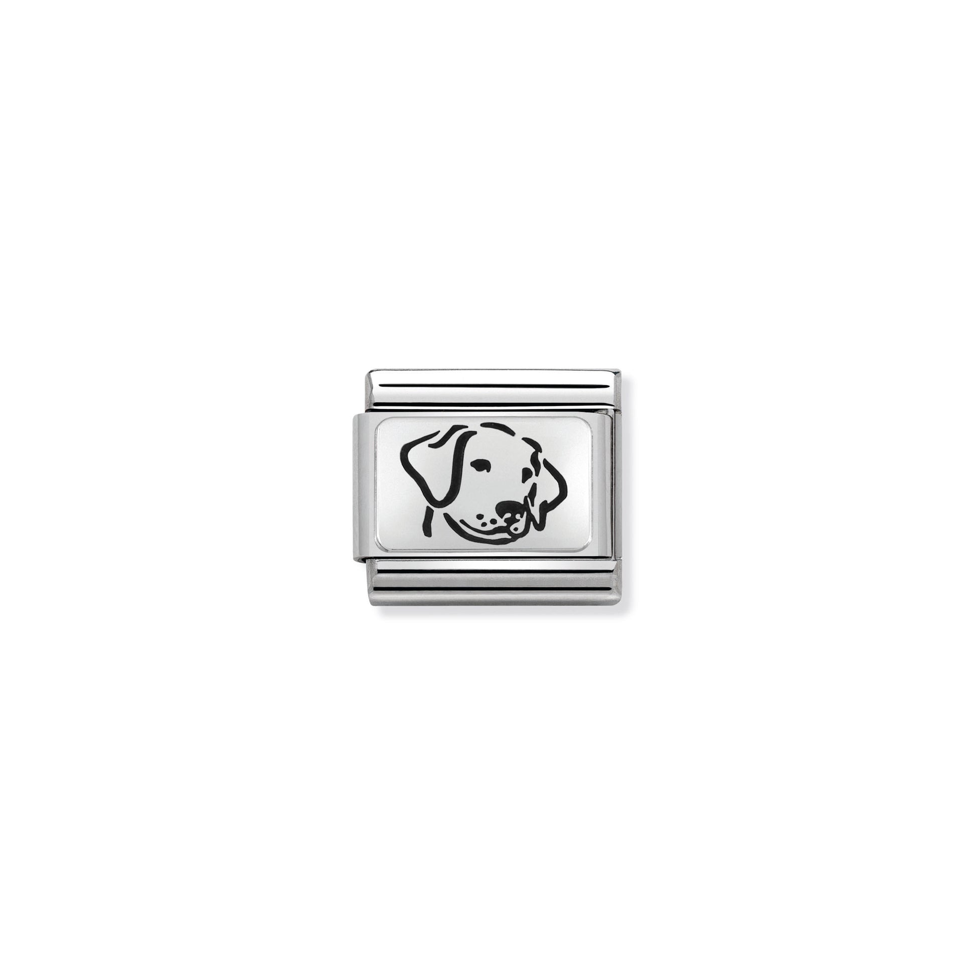 MAILLON COMPOSABLE CHIEN ARGENT