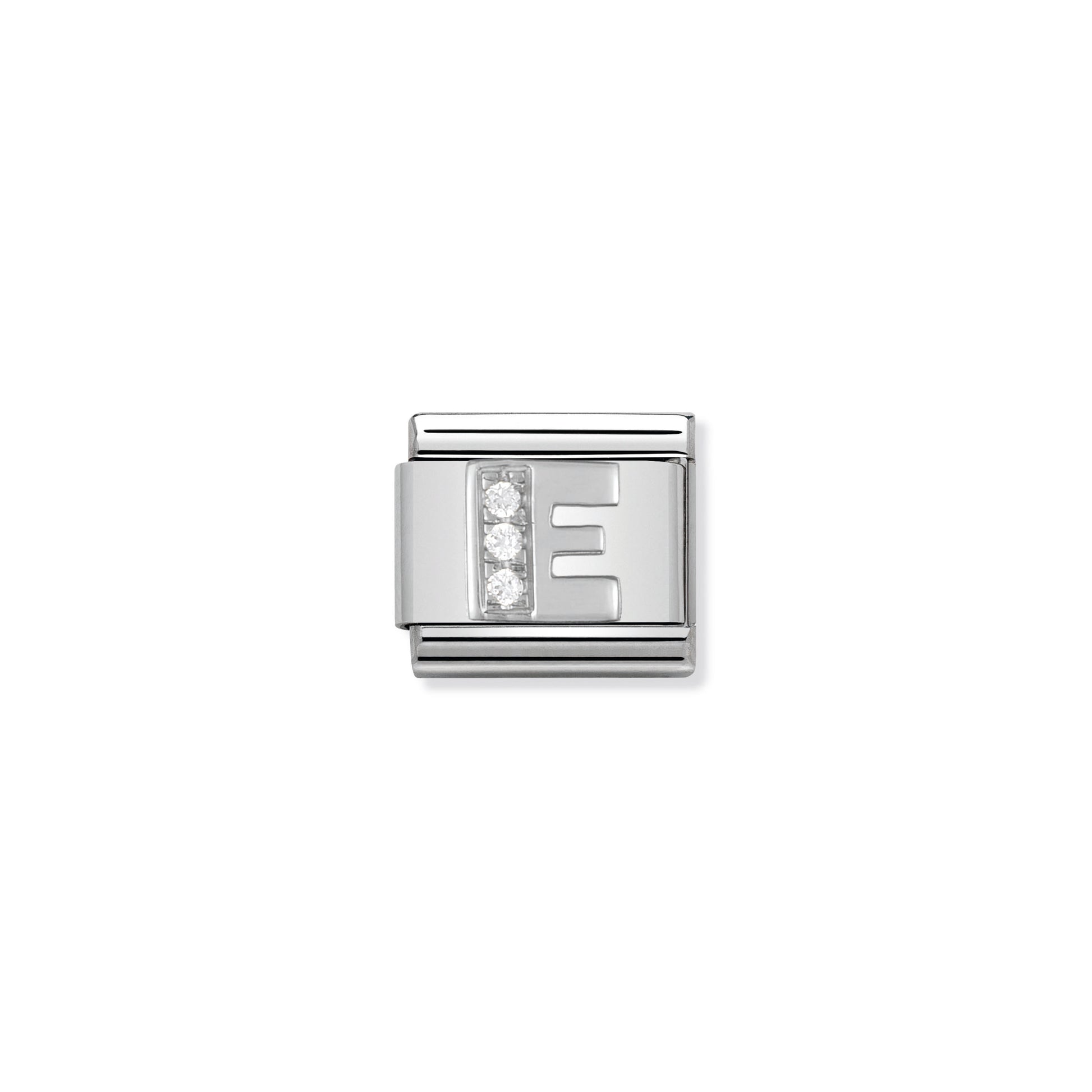 MAILLON COMPOSABLE ARGENT ET ZIRCON E