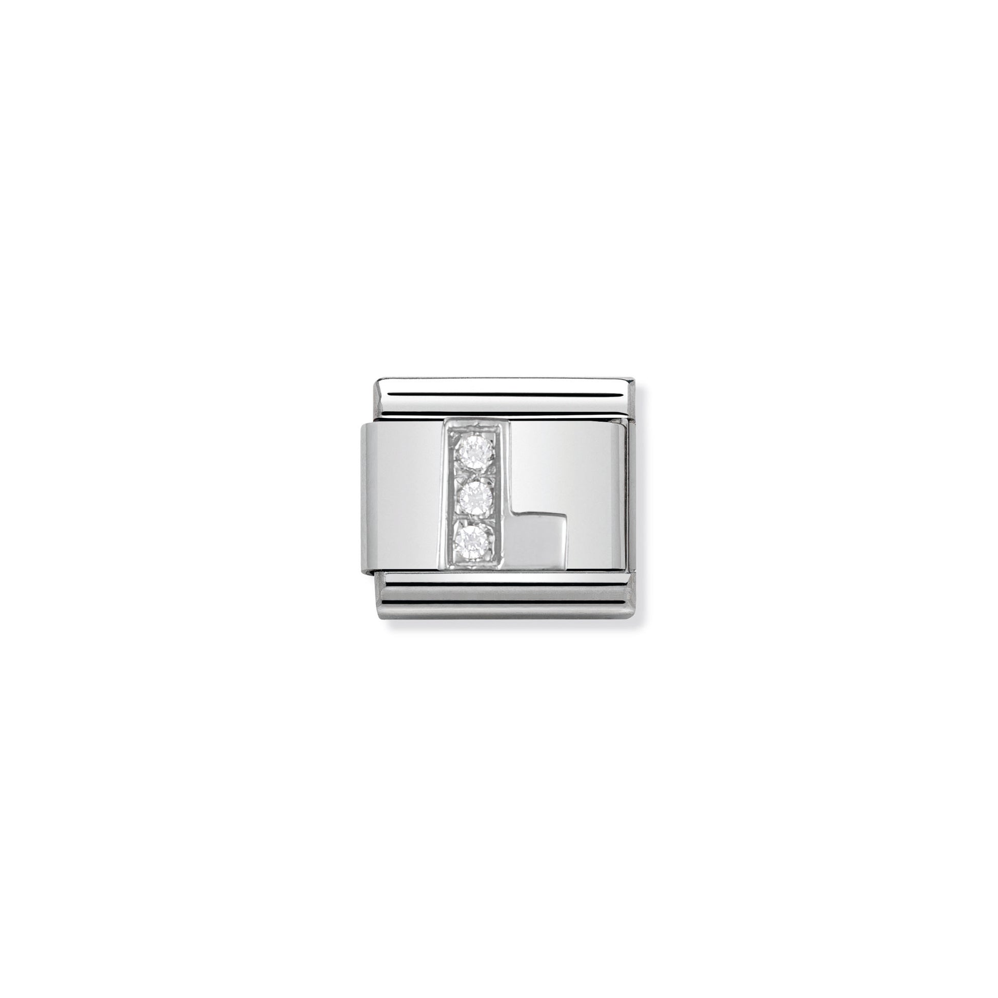 MAILLON CLASSIQUE COMPOSABLE ARGENT ET ZIRCON L