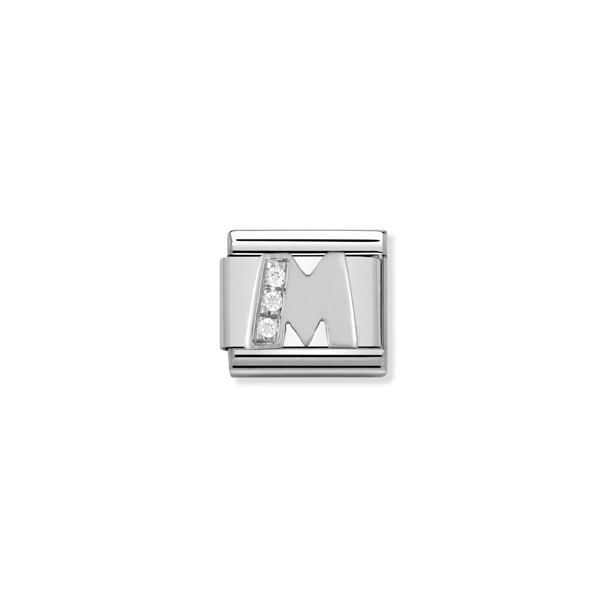 MAILLON COMPOSABLE ARGENT ET ZIRCON M