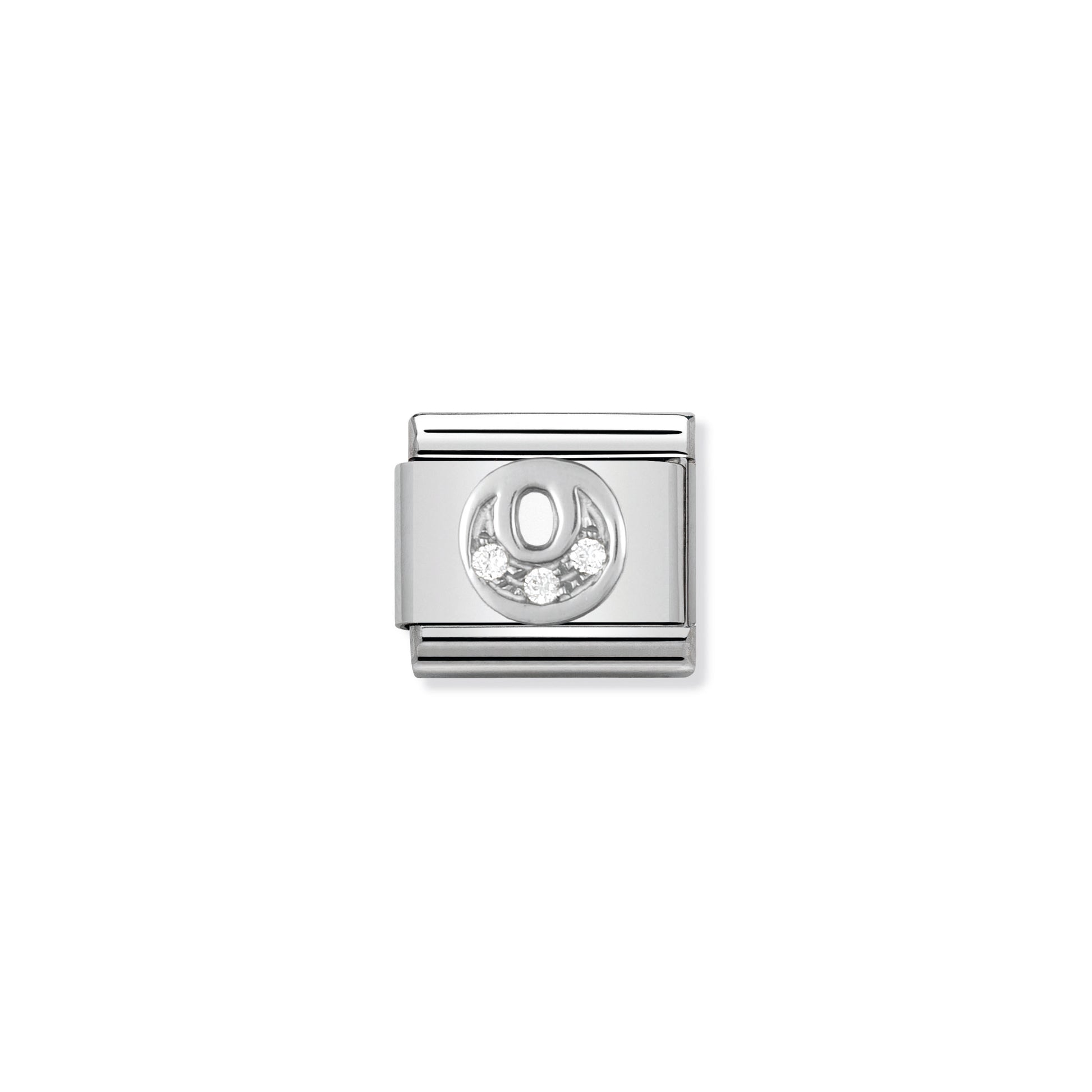 MAILLON COMPOSABLE ARGENT ET ZIRCON O