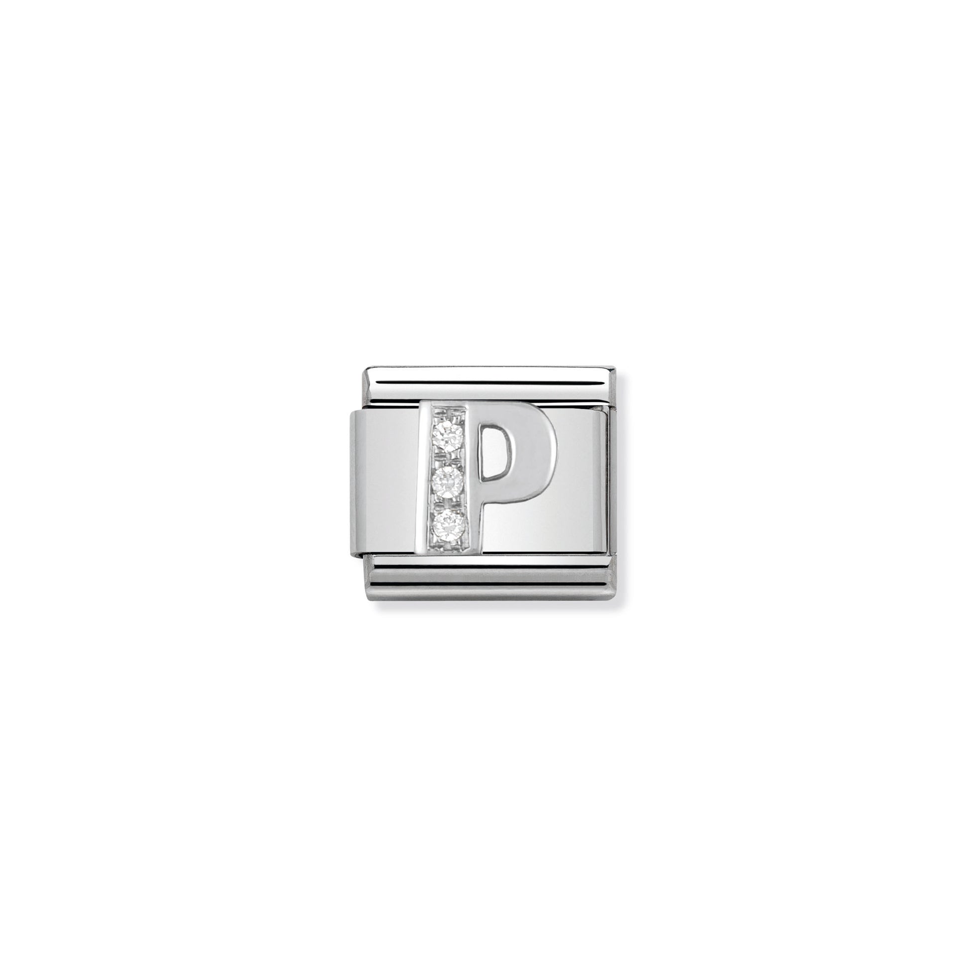 MAILLON COMPOSABLE ARGENT ET ZIRCON P
