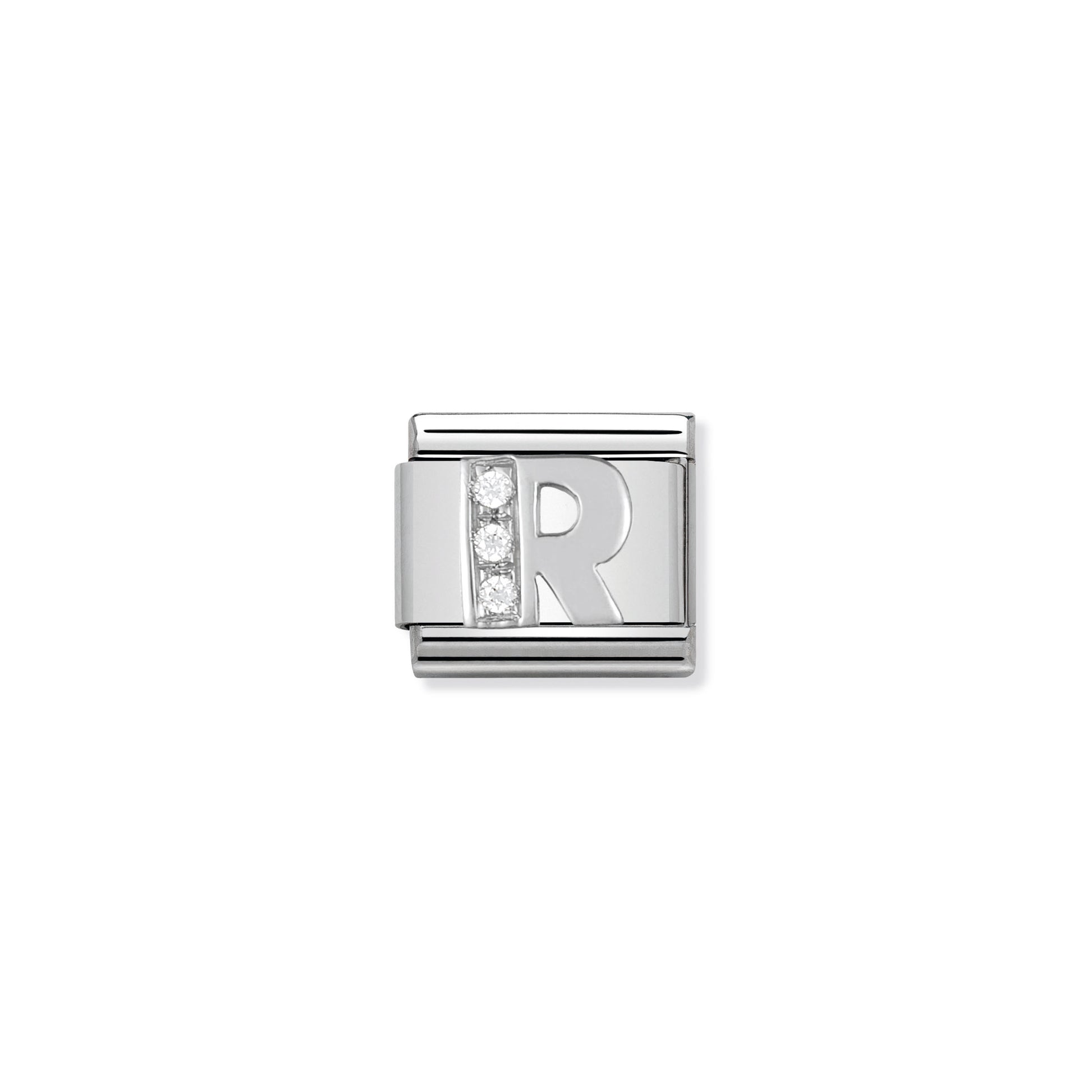 MAILLON COMPOSABLE ARGENT ET ZIRCON R