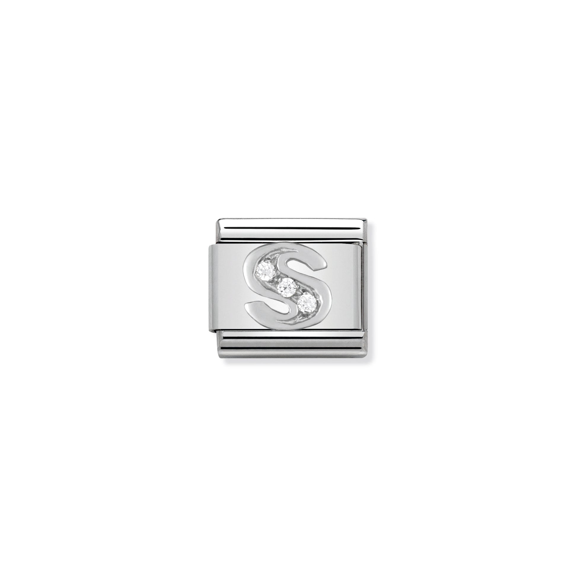 MAILLON COMPOSABLE ARGENT ET ZIRCON S