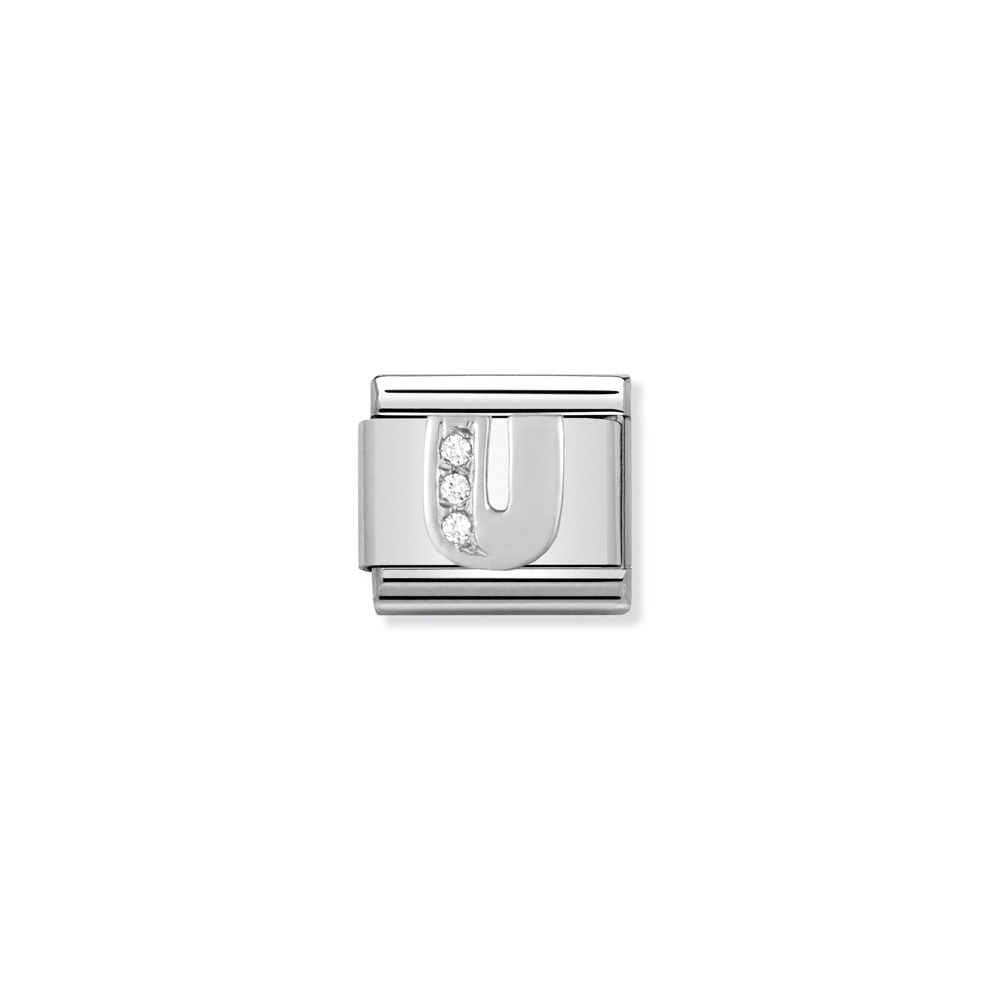 MAILLON COMPOSABLE ARGENT ET ZIRCON U