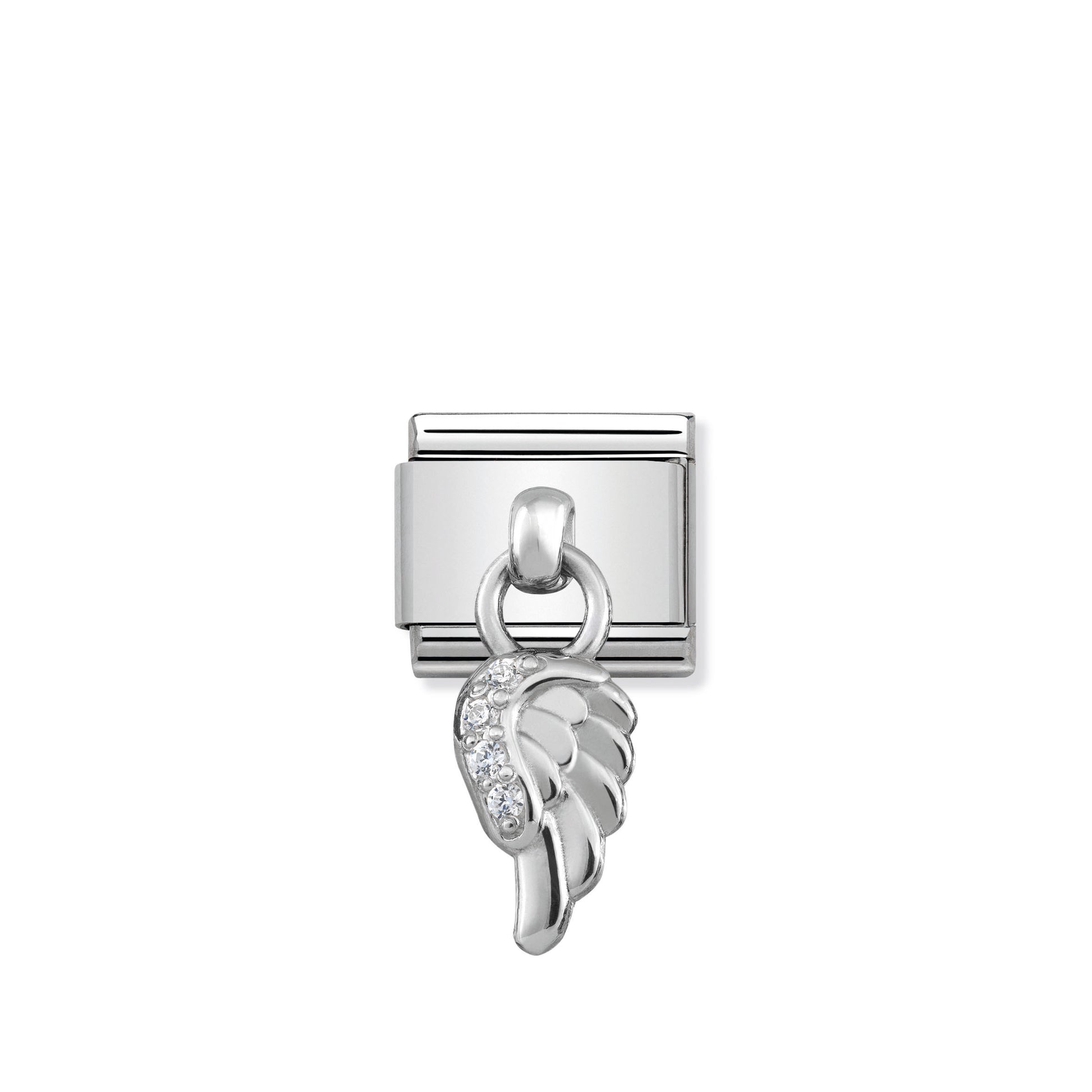 MAILLON COMPOSABLE PENDENTIF AILE BRILLANTE