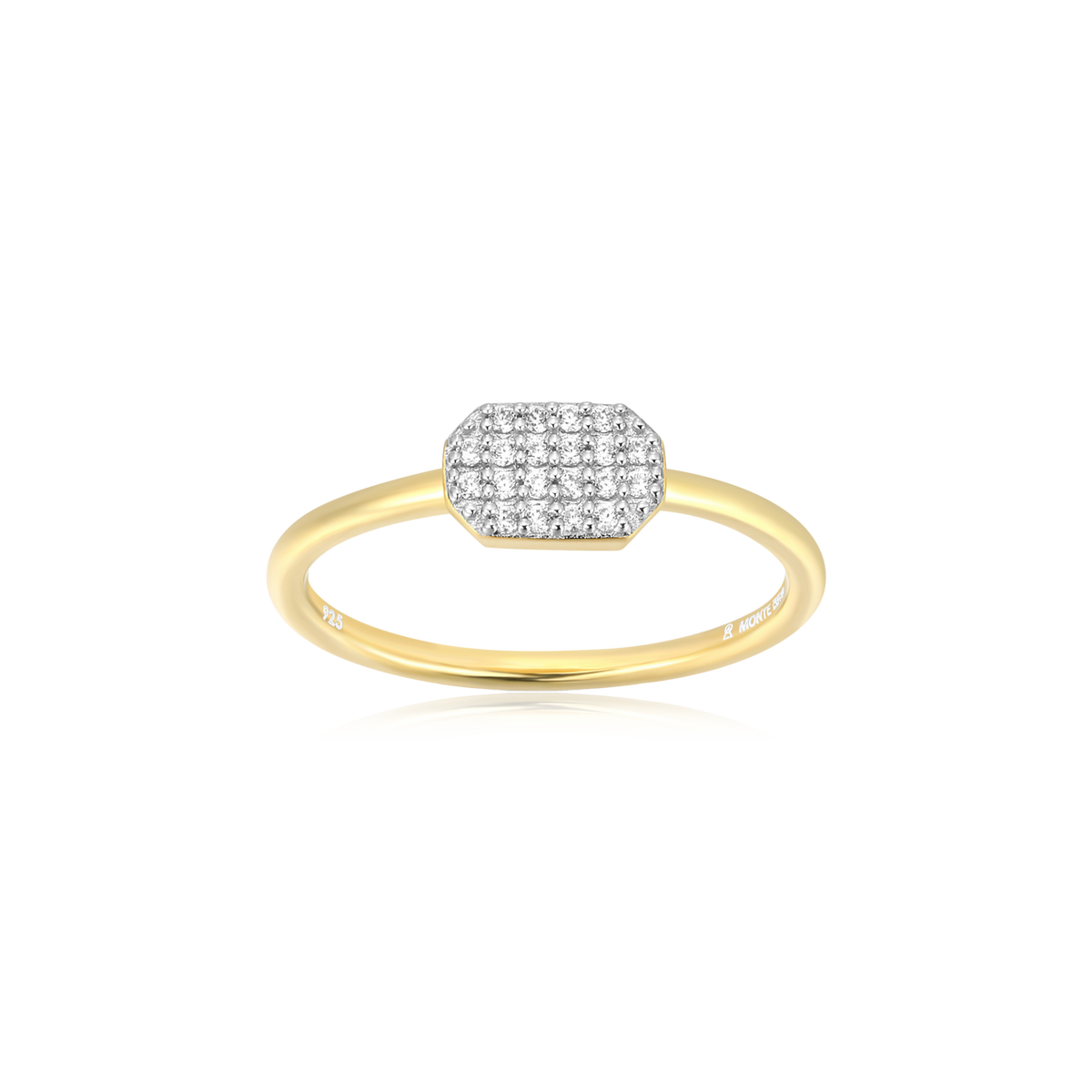 Pave Heart Ring 