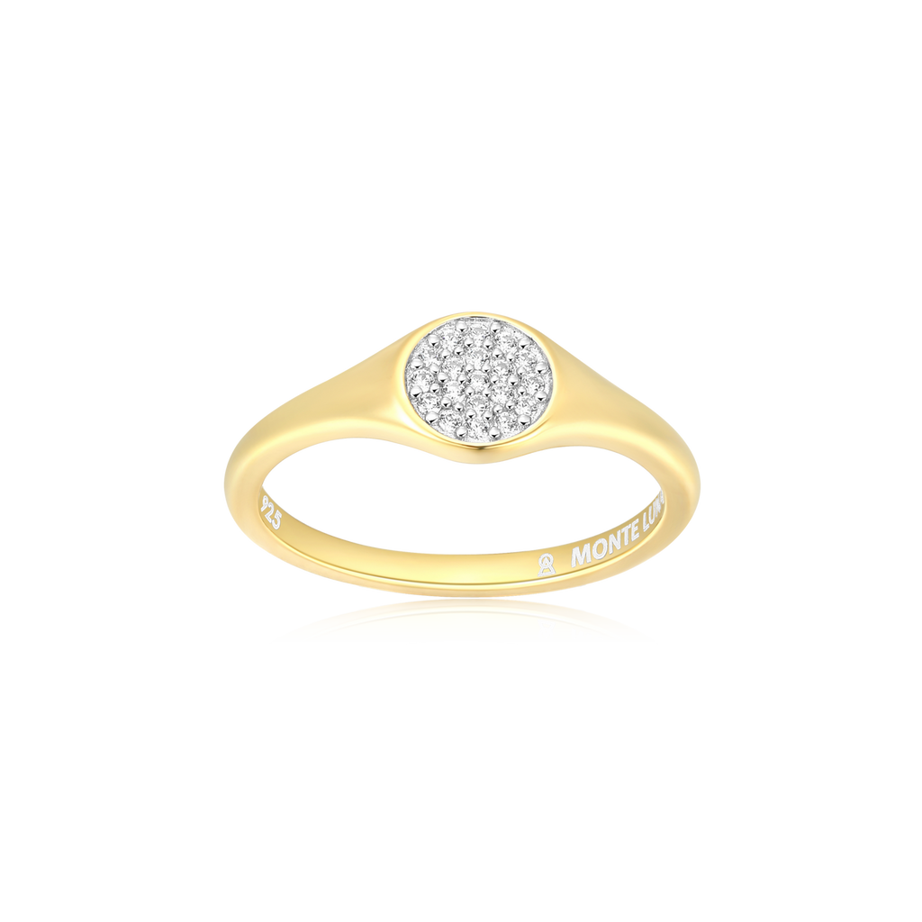 Pave Heart Ring 
