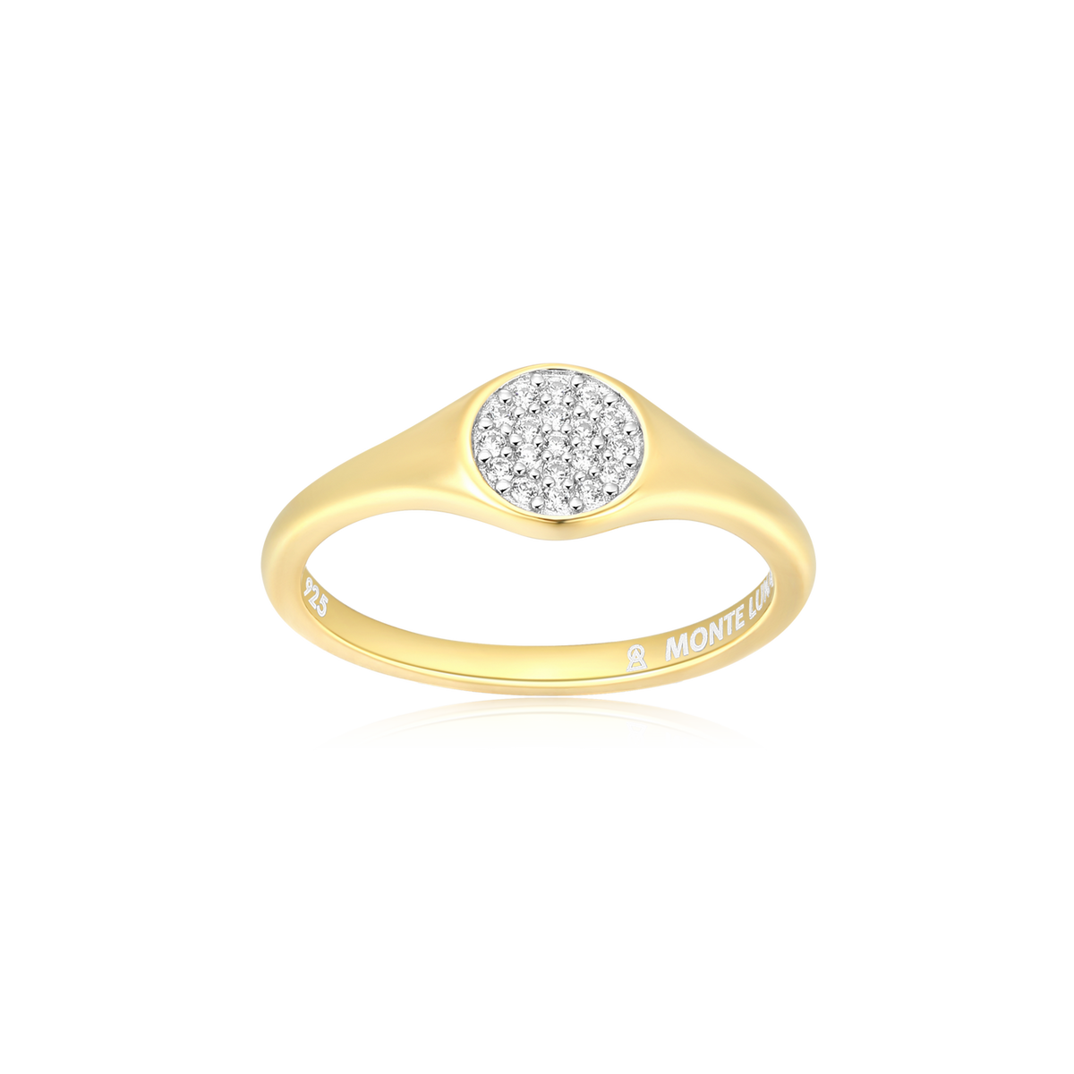 Pave Heart Ring 