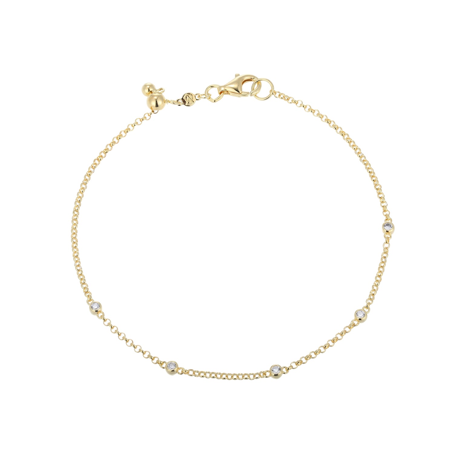 Bracelet Bezel Doré