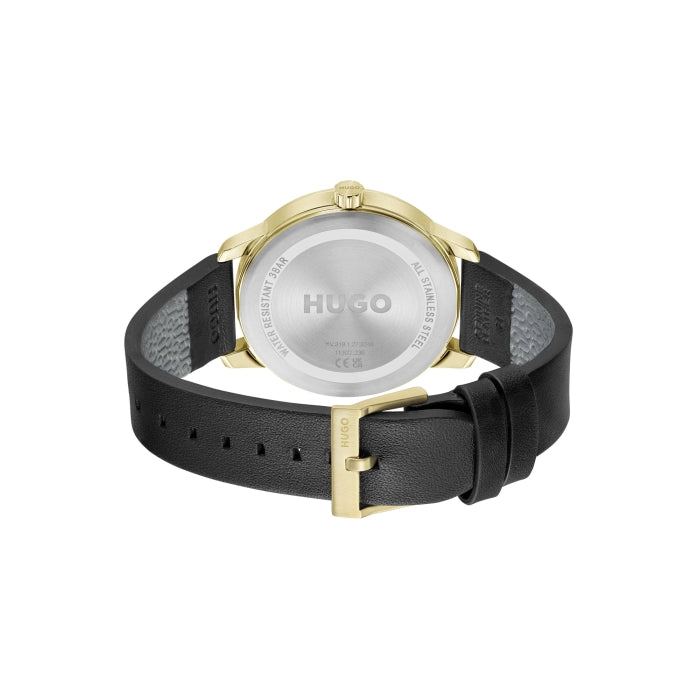 Montre Stamp - Gold and Black