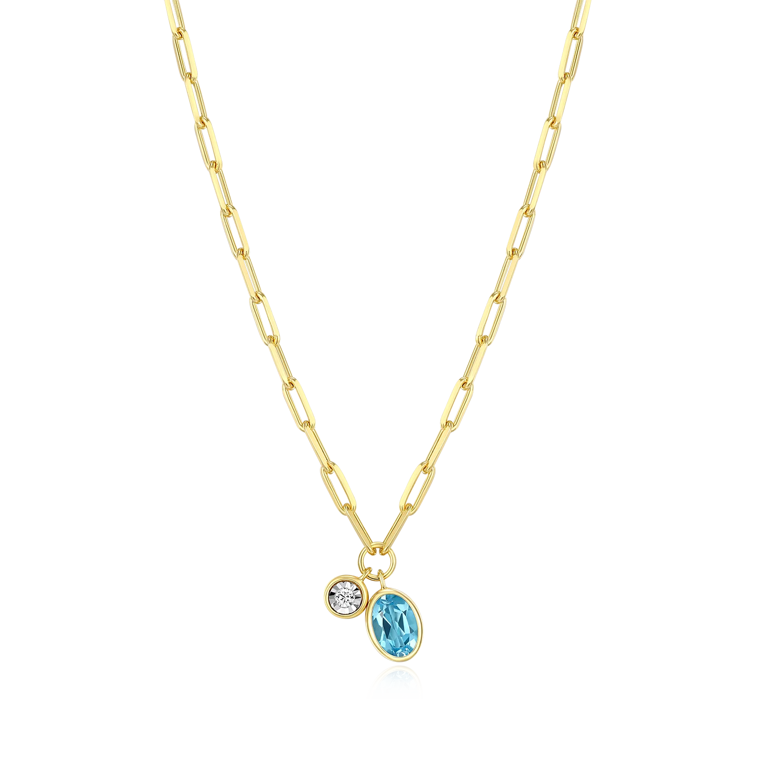 Collier Paperclip - Mars