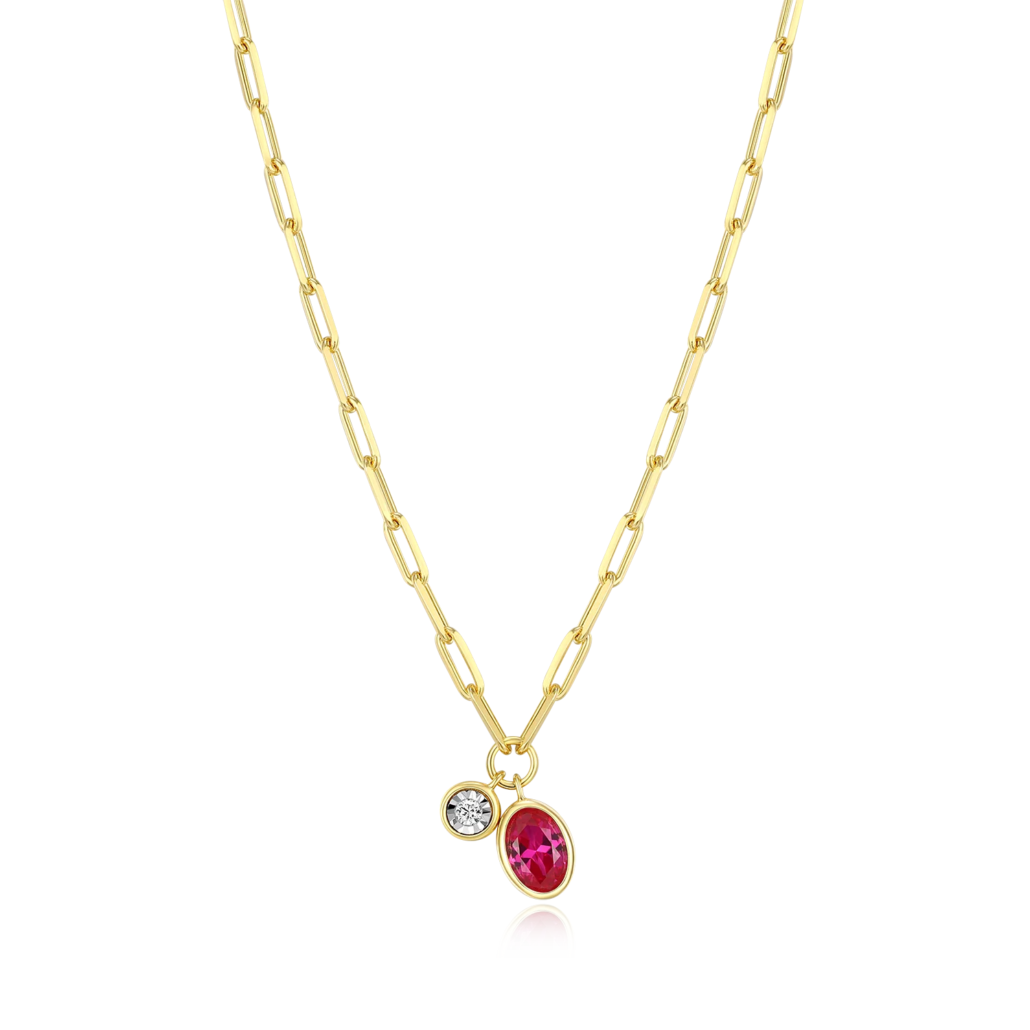 Collier Paperclip - Juillet