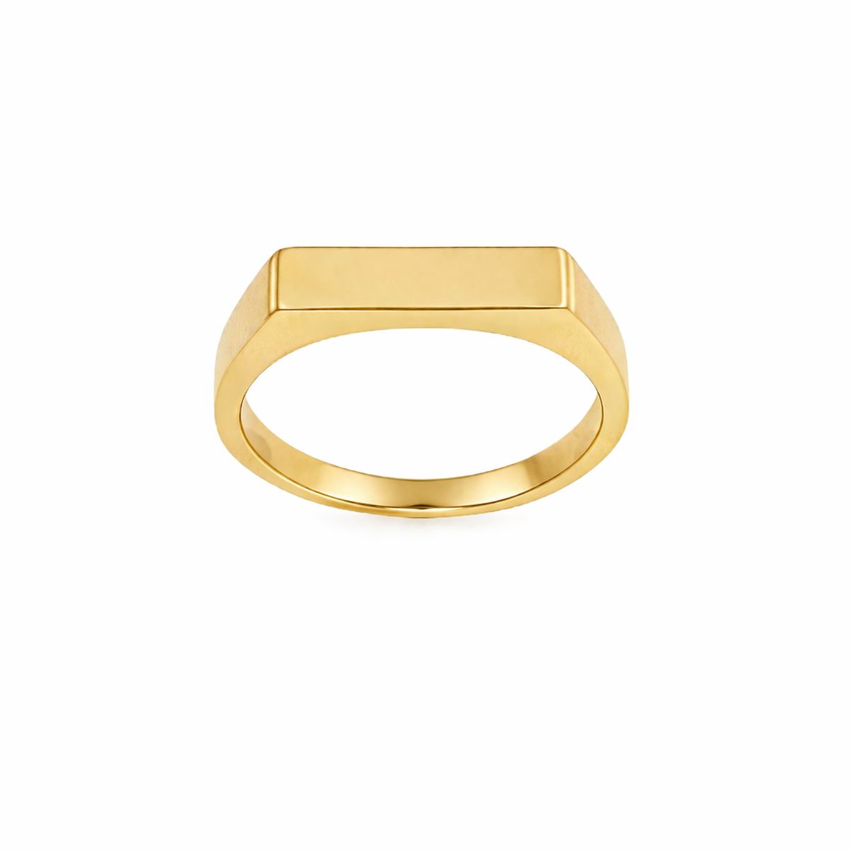 Flat Signet Ring
