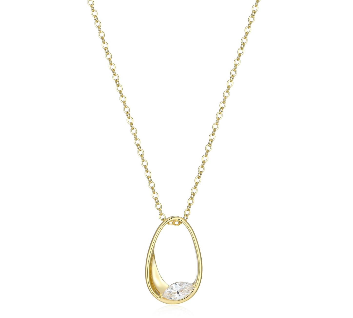 Collier Zircon Marquise