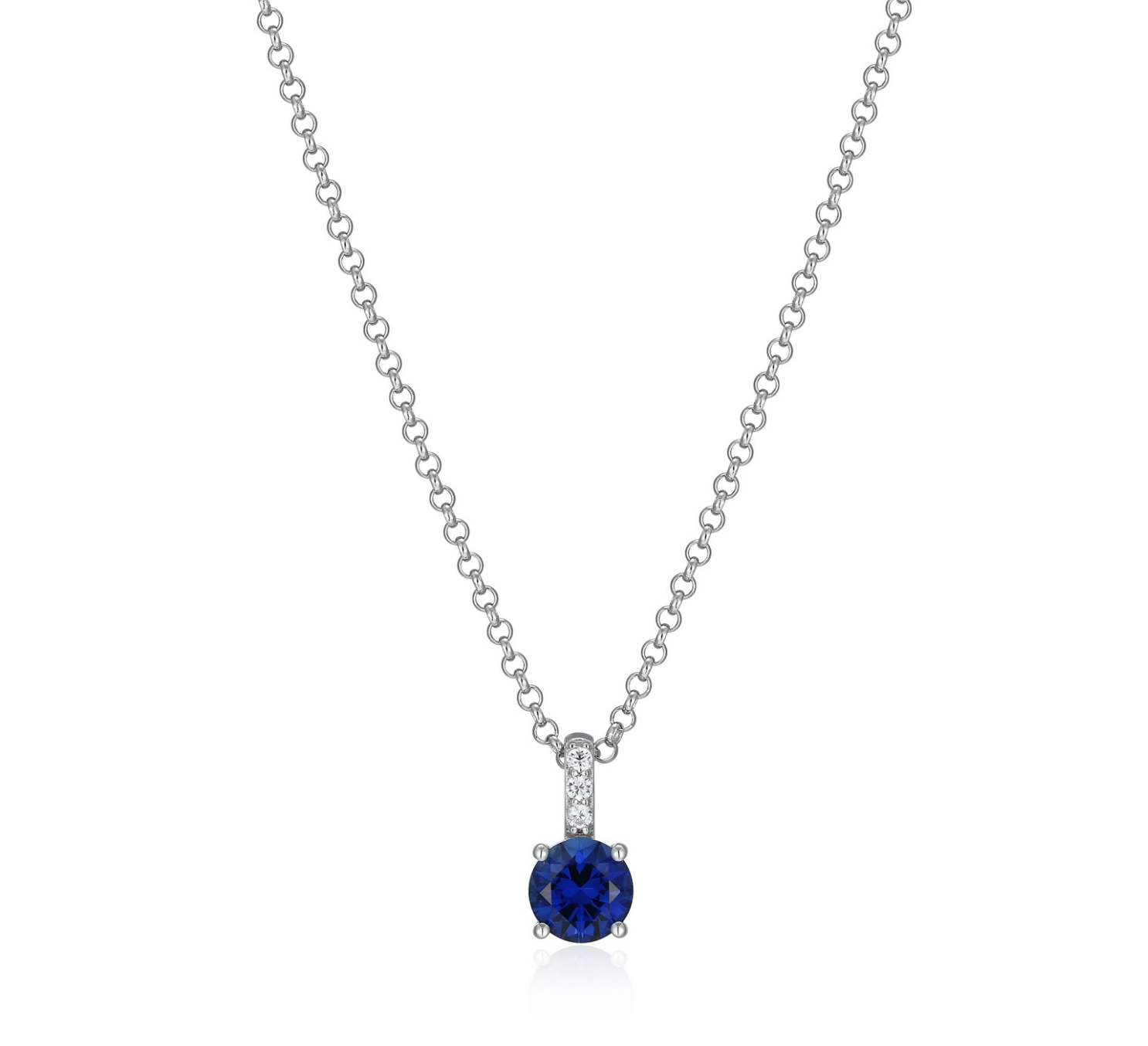 Collier Saphir Laboratoire