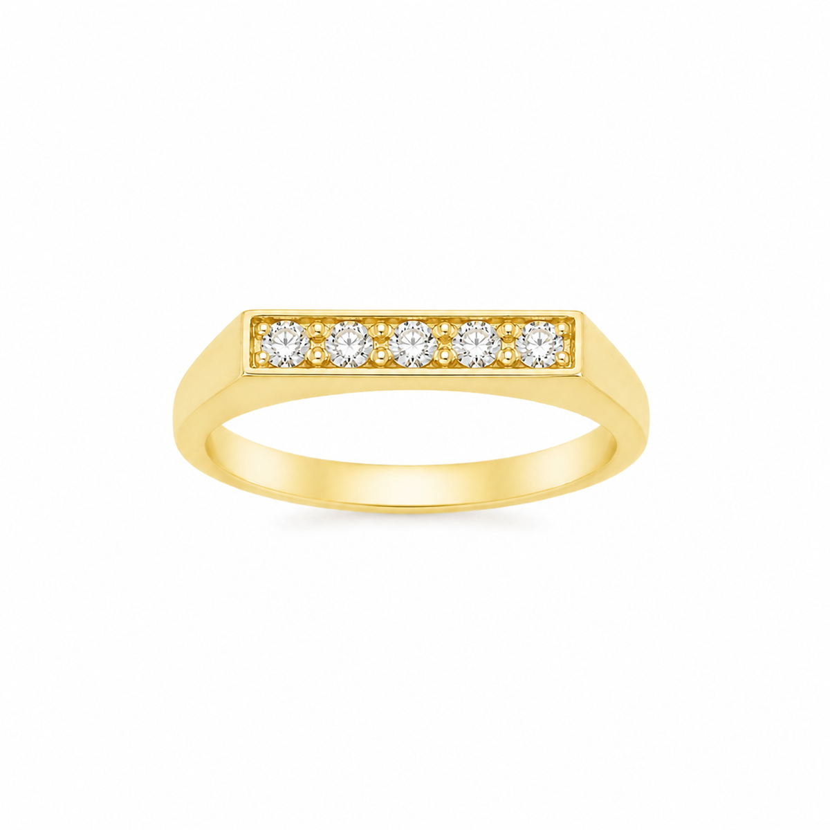 Dazzling Signet Ring
