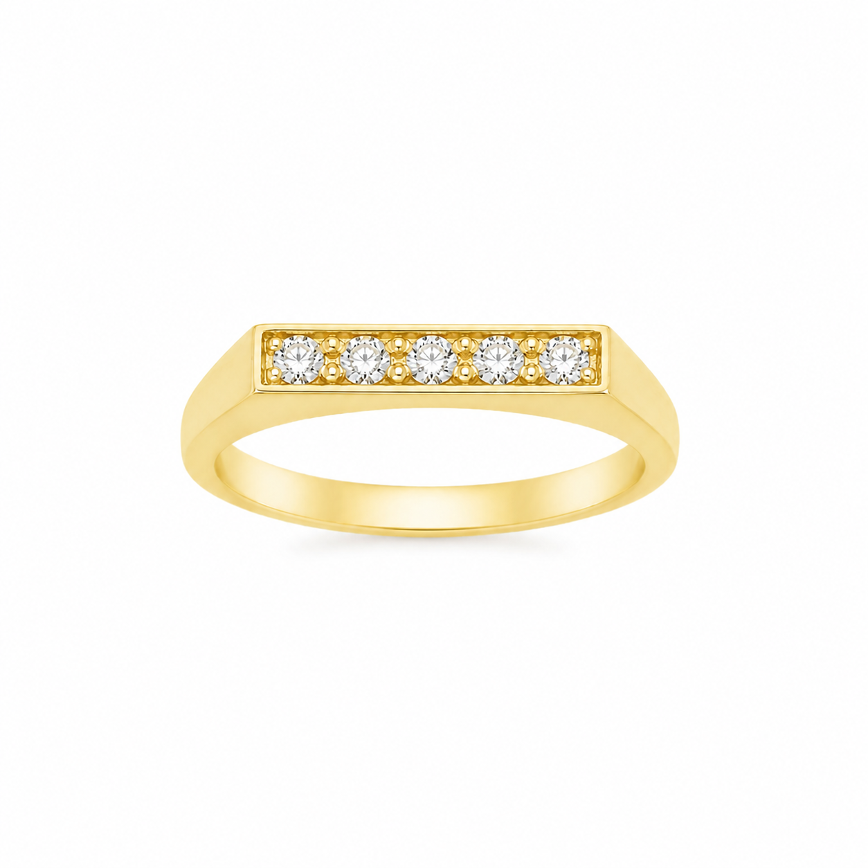 Bague Chevalière Éclatante
