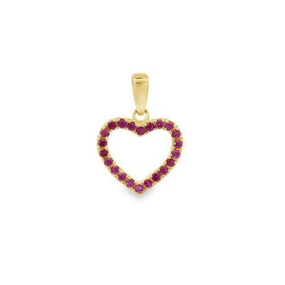 Pendentif coeur réversible