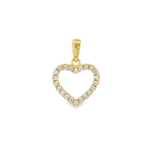 Pendentif coeur réversible