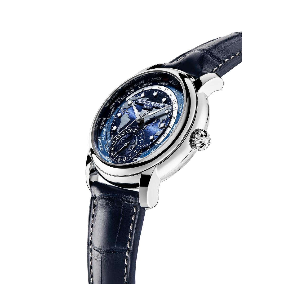 Frederique Constant - Manufacture Worldtimer - FC-718NWM4H6