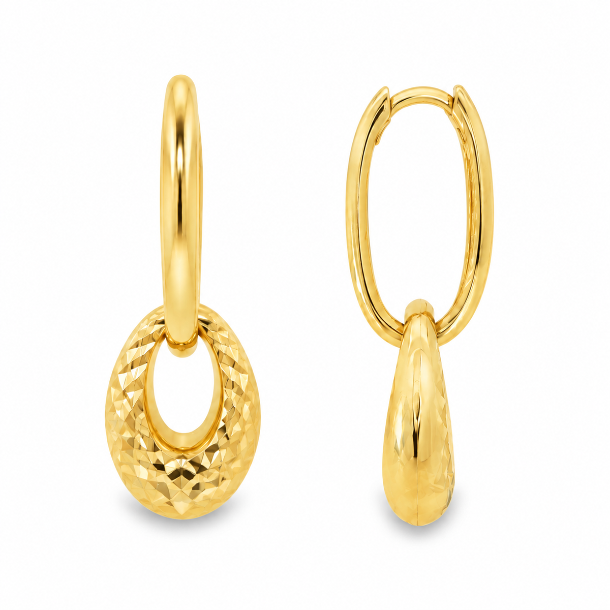 Boucles d'oreilles "Huggies" Lumi
