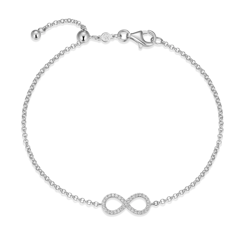 Bracelet Infini Bolo - Blanc