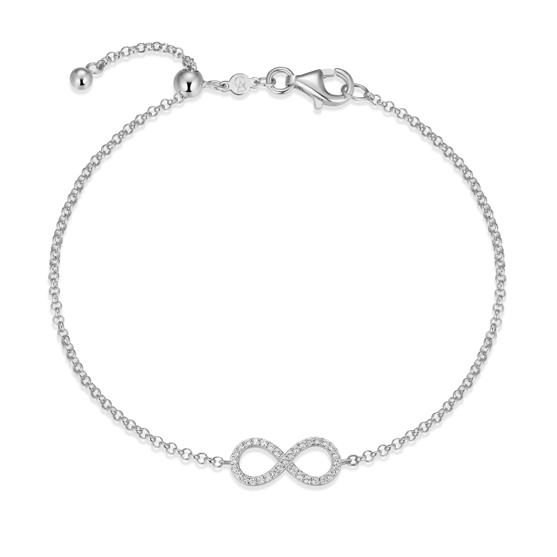 Bracelet Infini Bolo - Blanc