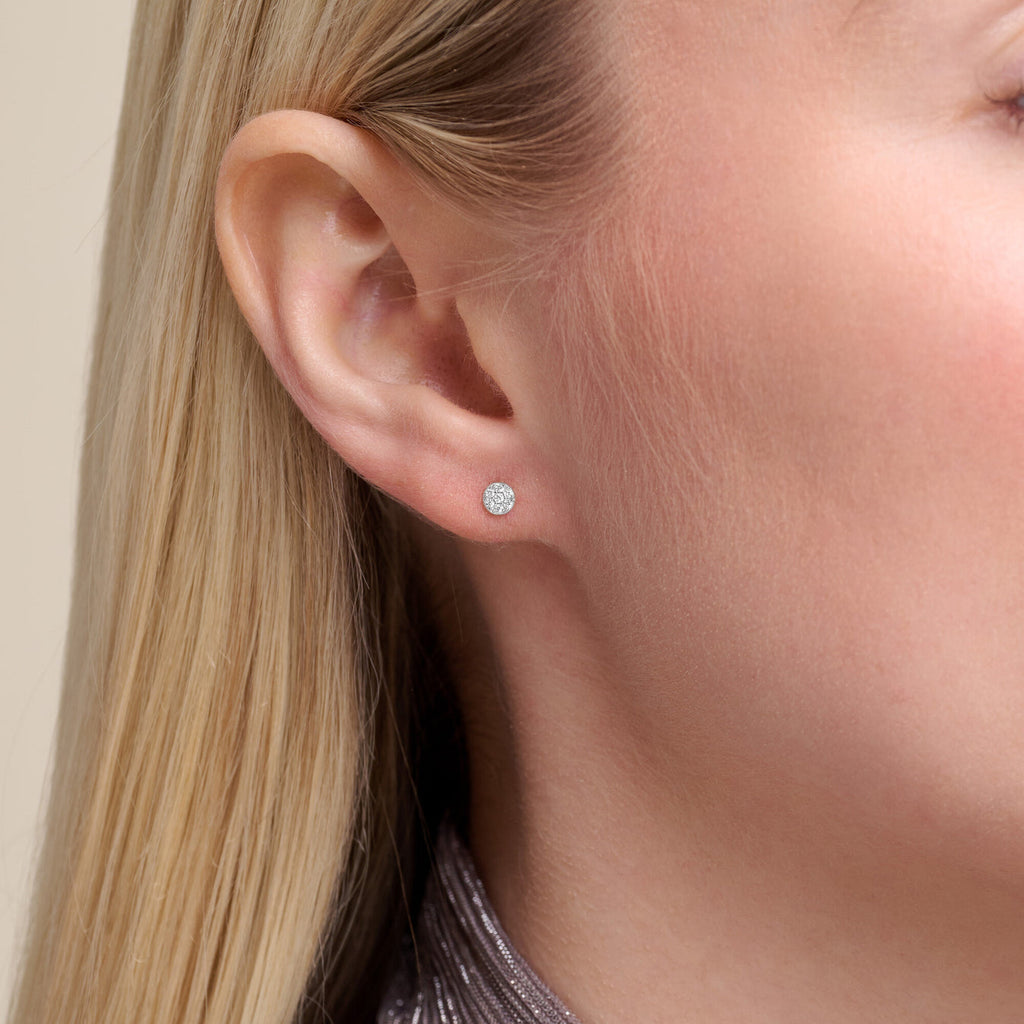 Circle Lab Earrings