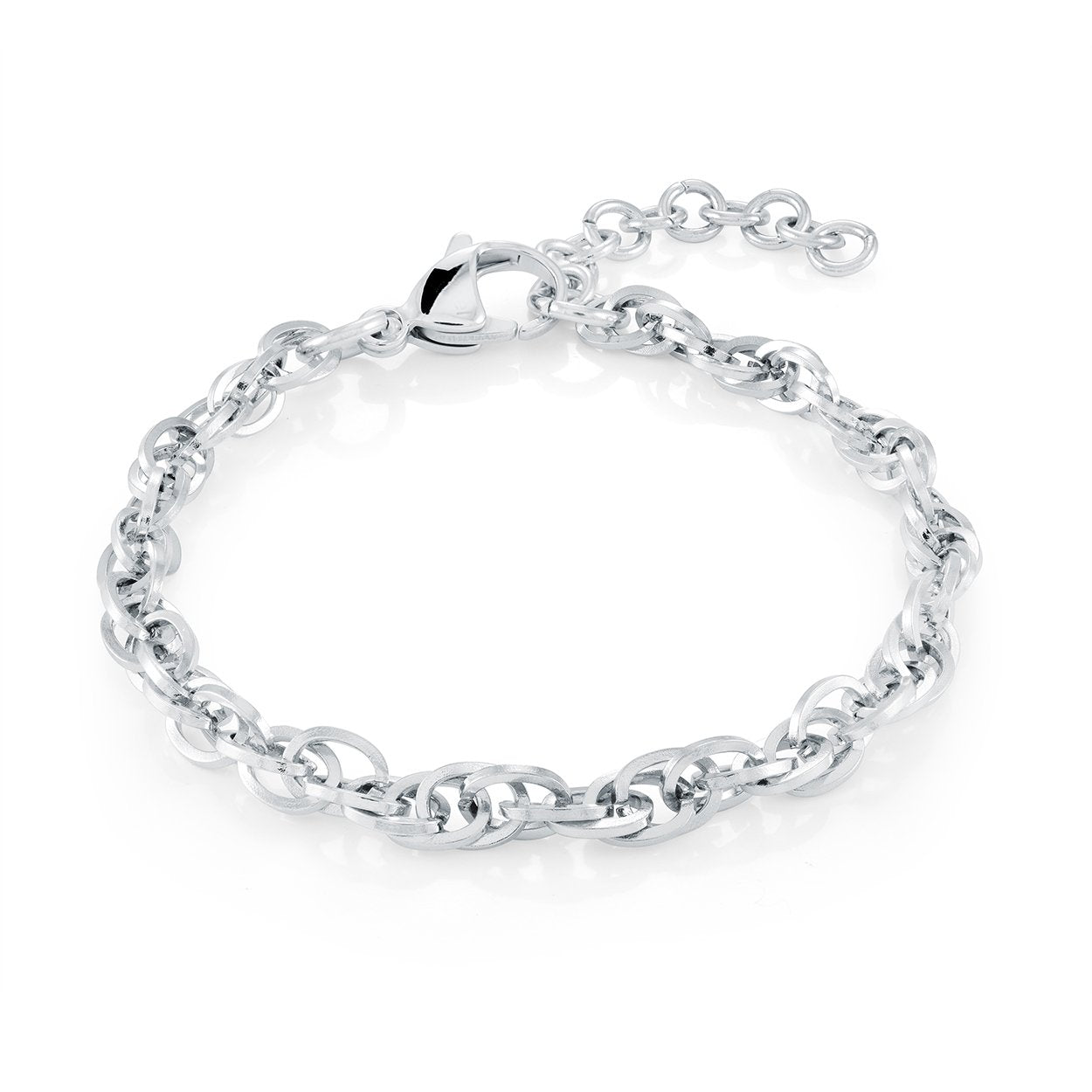 Bracelet en Acier Inoxydable Serpentine Twist