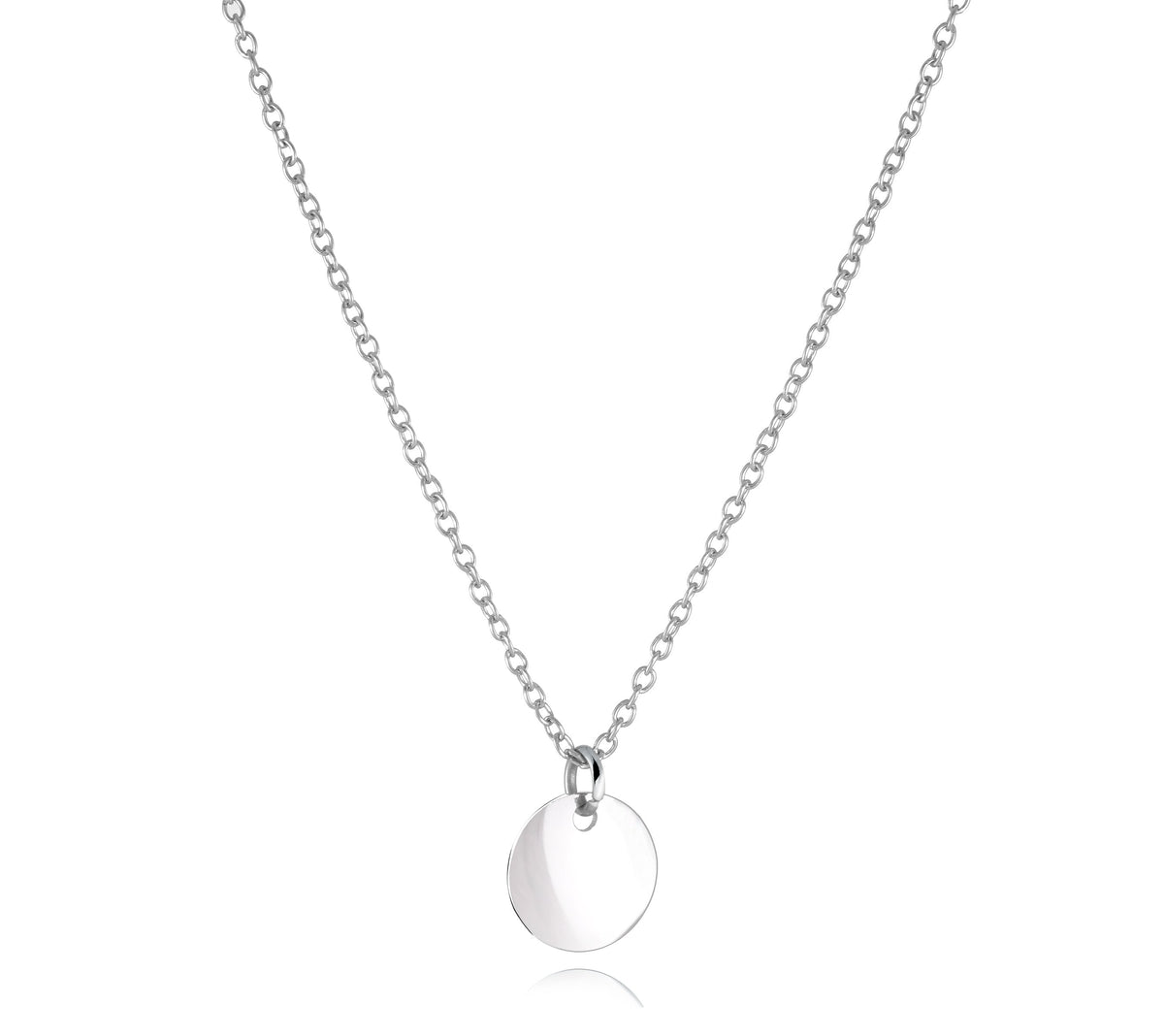Circle Necklace in Steel